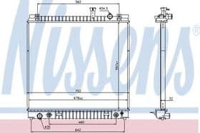 Радиатор охлаждения двигателя
