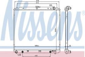 Радіатор охолодження двигуна