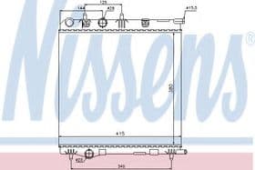 Радиатор охлаждения двигателя