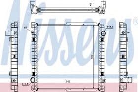 Радиатор охлаждения двигателя