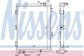 Радиатор охлаждения двигателя