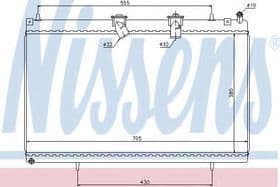 Радіатор охолодження двигуна Радіатор охолодження двигуна