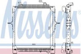 Радіатор охолодження двигуна Радіатор охолодження двигуна