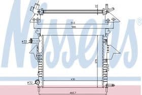 Радіатор охолодження двигуна