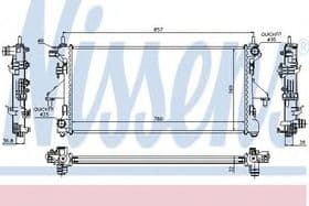 Радиатор охлаждения двигателя