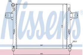 Радиатор охлаждения двигателя