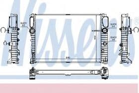 Радіатор охолодження двигуна