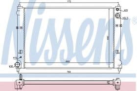 Радиатор охлаждения двигателя