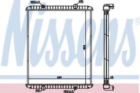 Радиатор охлаждения двигателя