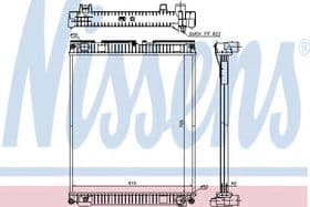 Радиатор охлаждения двигателя
