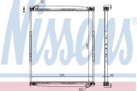 Радіатор охолодження двигуна Радіатор охолодження двигуна