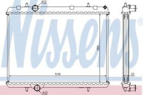 Радіатор охолодження двигуна Радіатор охолодження двигуна