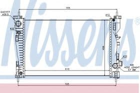 Радиатор охлаждения двигателя