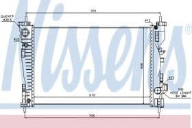 Радиатор охлаждения двигателя