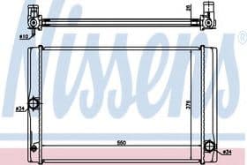 Радіатор охолодження двигуна