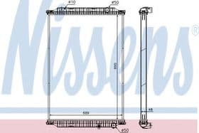 Радиатор охлаждения двигателя