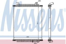 Радиатор охлаждения двигателя