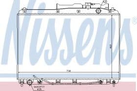 Радиатор охлаждения двигателя