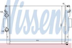 Радиатор охлаждения двигателя