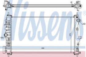 Радіатор охолодження двигуна