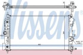 Радиатор охлаждения двигателя