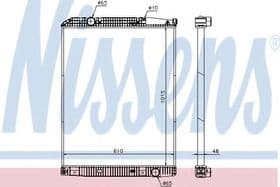 Радіатор охолодження двигуна Радіатор охолодження двигуна
