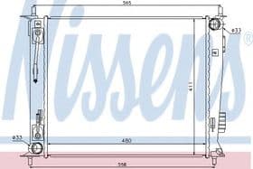 Радиатор охлаждения двигателя Радиатор охлаждения двигателя