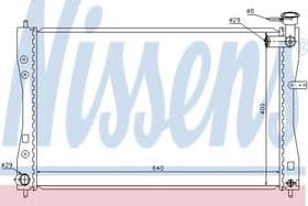 Радиатор охлаждения двигателя