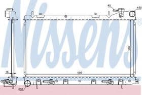 Радіатор охолодження двигуна Радіатор охолодження двигуна