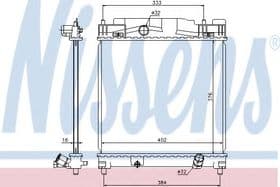Радиатор охлаждения двигателя