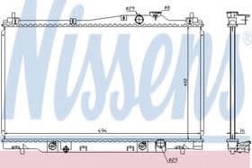 Радіатор охолодження двигуна