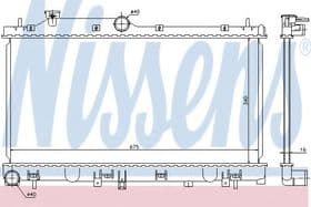 Радіатор охолодження двигуна