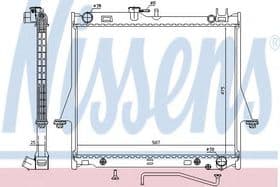 Радиатор охлаждения двигателя