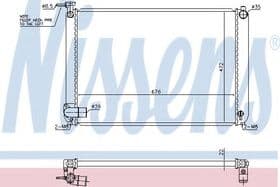 Радиатор охлаждения двигателя