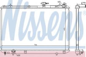 Радиатор охлаждения двигателя