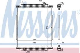 Радиатор охлаждения двигателя