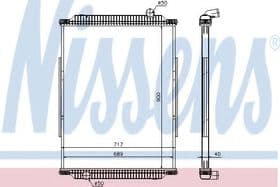 Радиатор охлаждения двигателя
