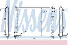 Радиатор охлаждения двигателя