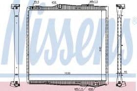 Радиатор охлаждения двигателя