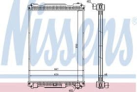 Радиатор охлаждения двигателя