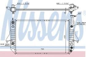 Радиатор охлаждения двигателя
