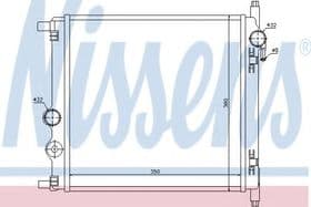 Радиатор охлаждения двигателя