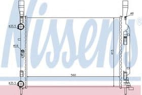 Радіатор охолодження двигуна Радіатор охолодження двигуна