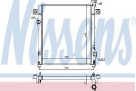 Радиатор охлаждения двигателя