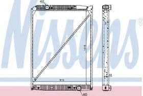 Радіатор охолодження двигуна Радіатор охолодження двигуна