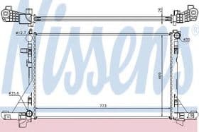 Радиатор охлаждения двигателя