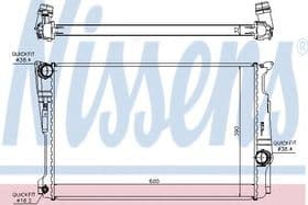 Радіатор охолодження двигуна