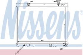 Радіатор охолодження двигуна Радіатор охолодження двигуна