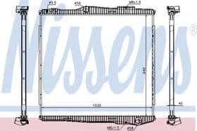 Радиатор охлаждения двигателя