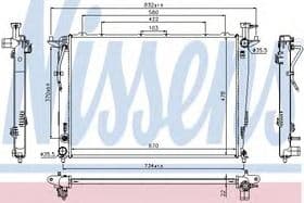 Радіатор охолодження двигуна Радіатор охолодження двигуна